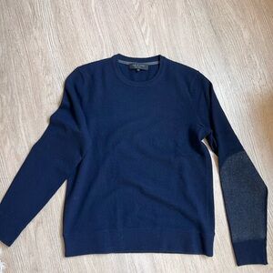 rag & bone Dark Blue Crewneck Sweater